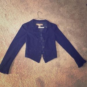 Angel Kiss NWOT Crop Dark Denim Y2k Jacket Small